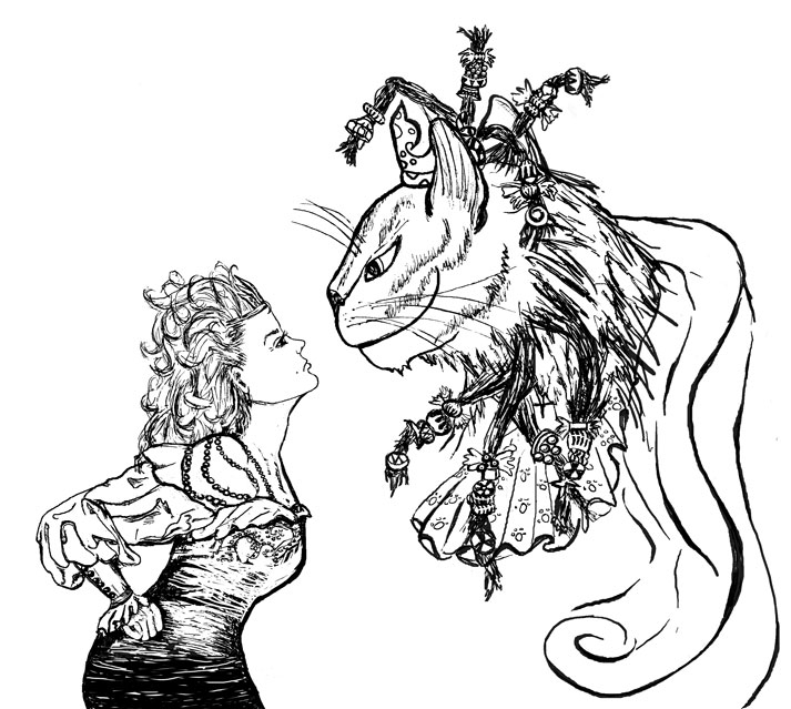 Amelia has a word with KING JINX!